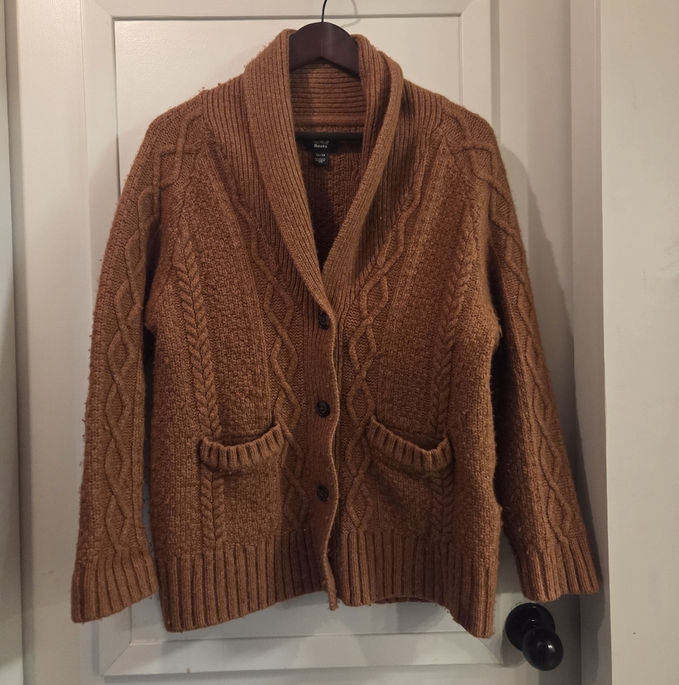 Roots Wool/Cashmere Sweater Xs
